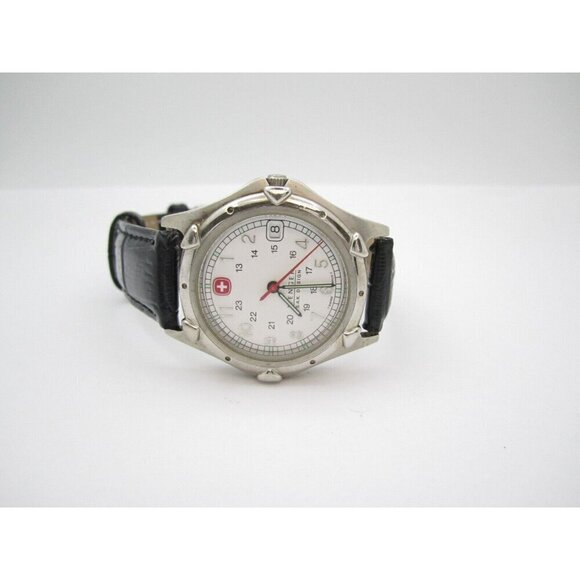 Women Wenger SAK Quartz WR Analog 37mm Dial Round Watch (G717) "New Battery" - Picture 7 of 9